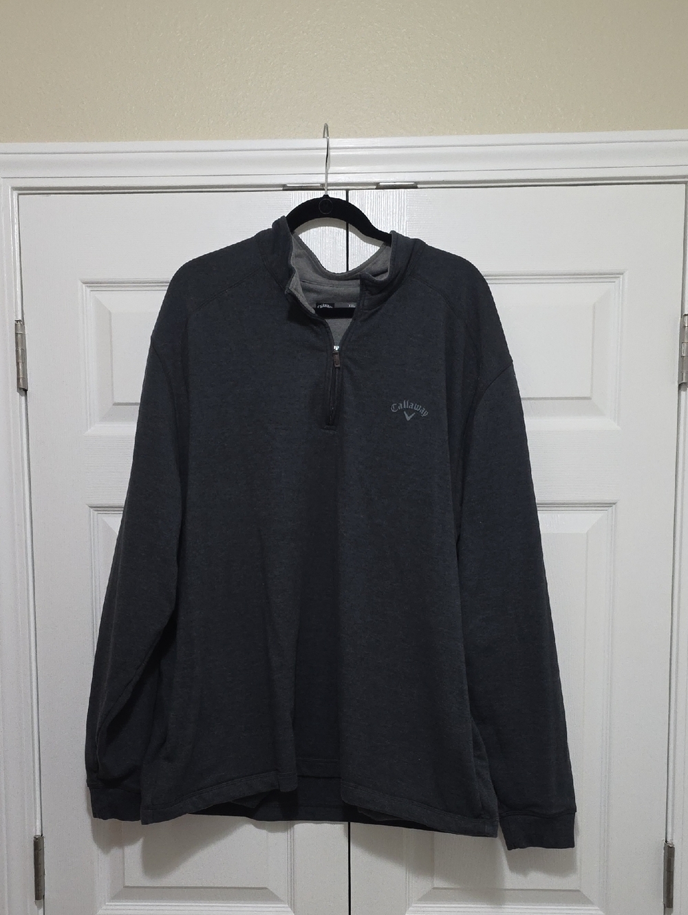 Callaway Charcoal Gray 1/4 Zip Pullover